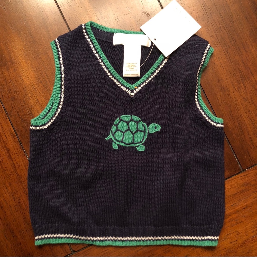 NWT Newborn Janie and Jack vest